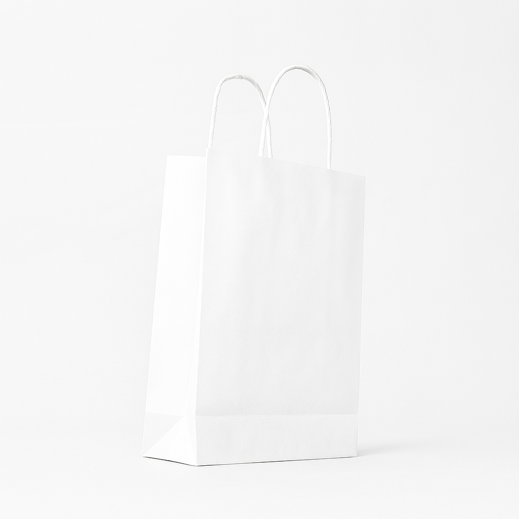 Bolsa Pequeña Kraft Blanca (32 x 22 x 10 cm) – 100 g/m²