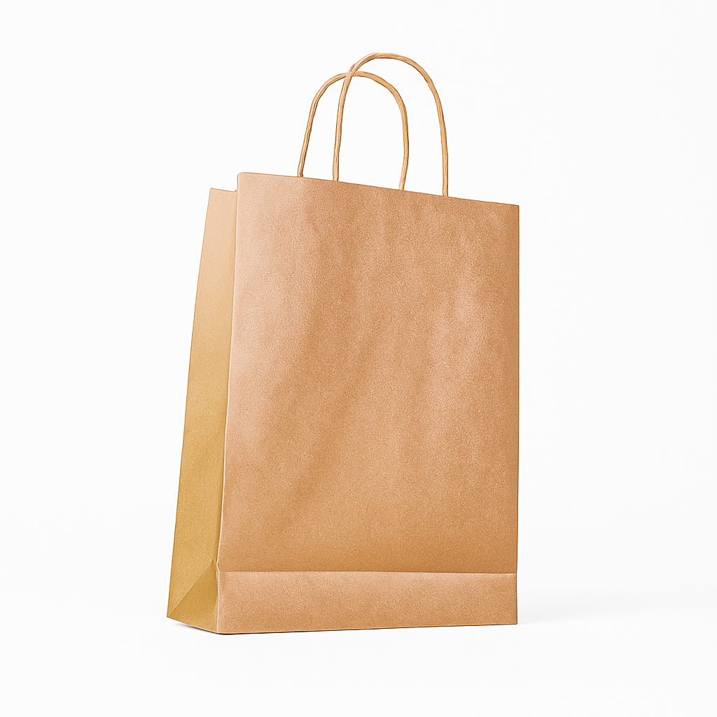 Bolsa Grande Kraft Natural (45 x 33 x 13 cm) – 100 g/m²