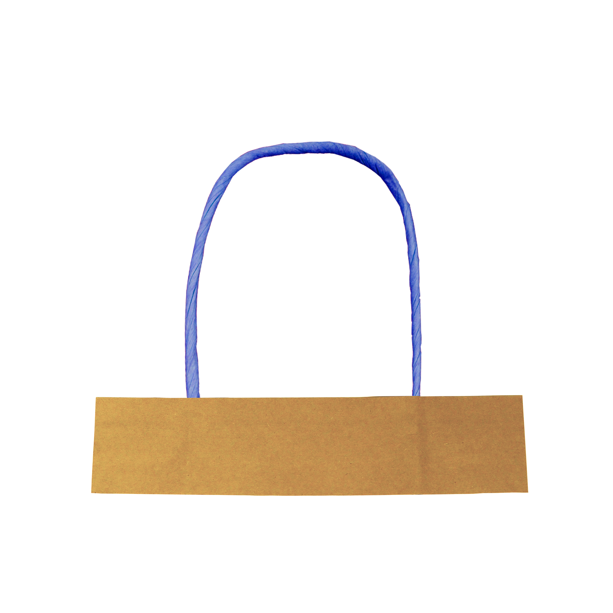 Manilla Azul Solapa Café - Manillas de Papel Kraft Personalizadas