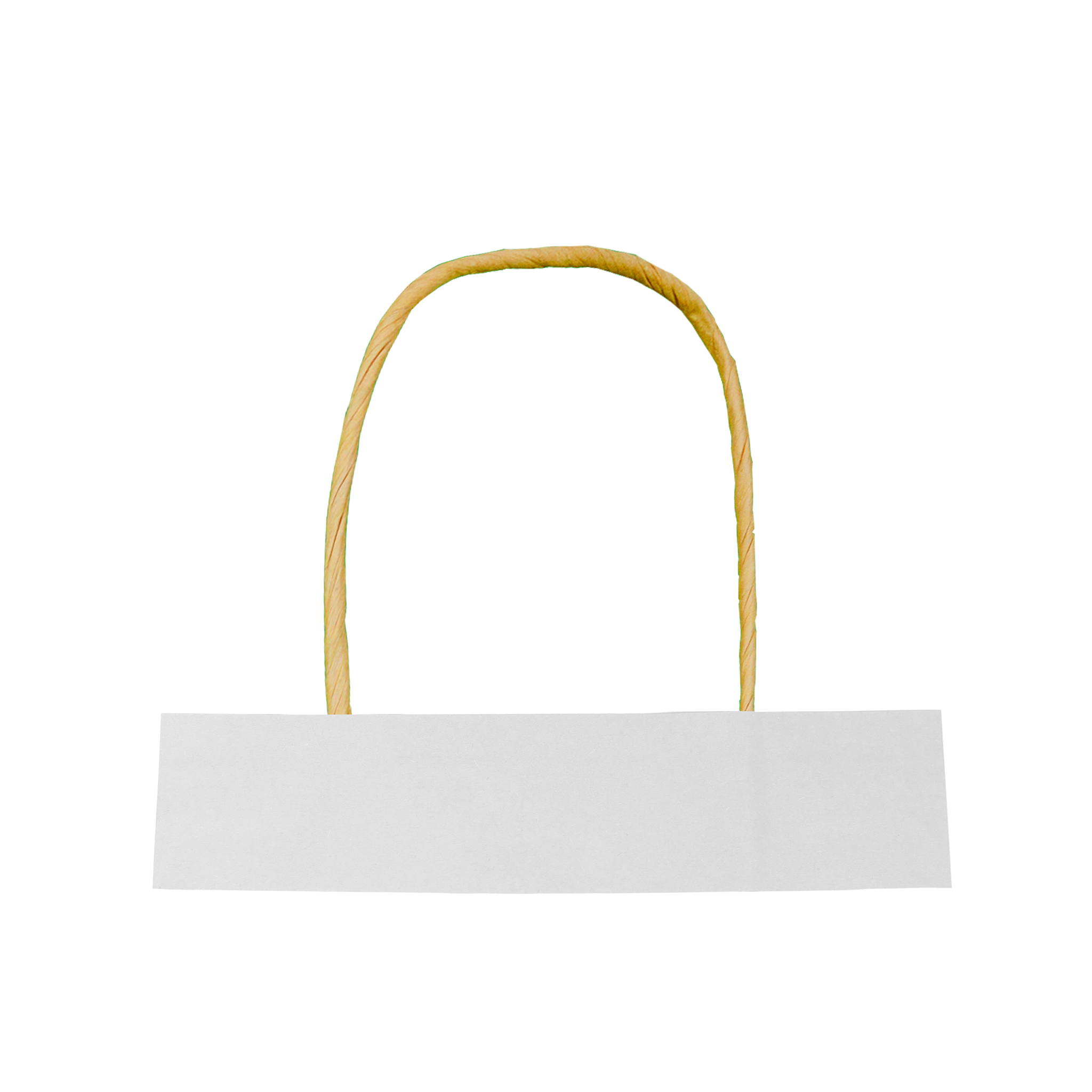 Manilla Café Solapa Blanca - Manillas de Papel Kraft Personalizadas