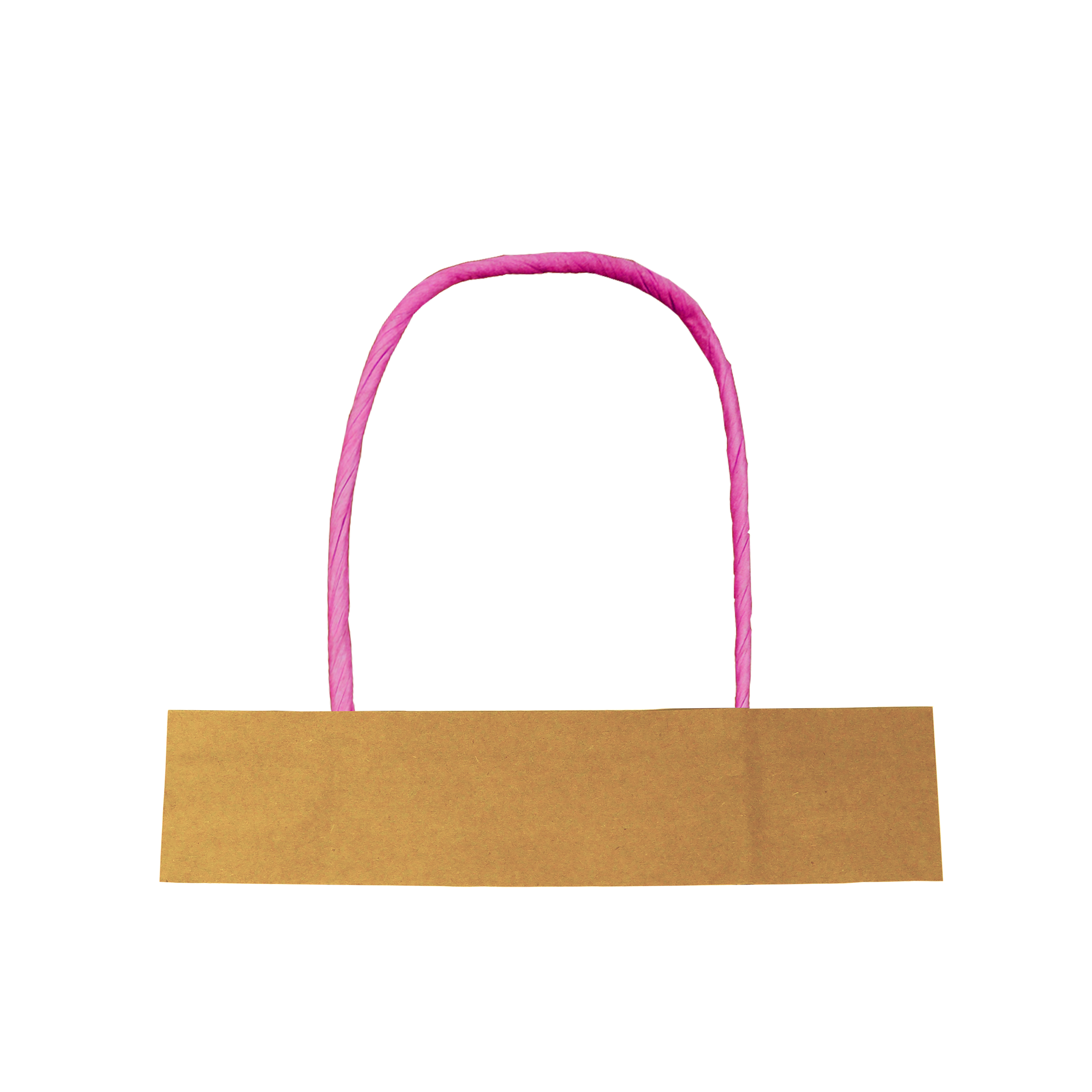 Manilla Rosada Solapa Café - Manillas de Papel Kraft Personalizadas