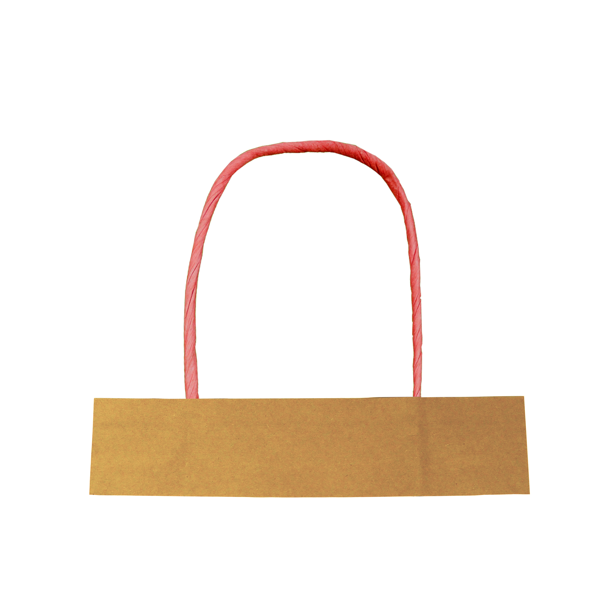 Manilla Roja Solapa Café - Manillas de Papel Kraft Personalizadas