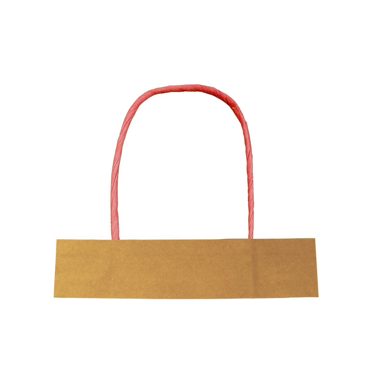 Manilla Roja Solapa Café - Manillas de Papel Kraft Personalizadas