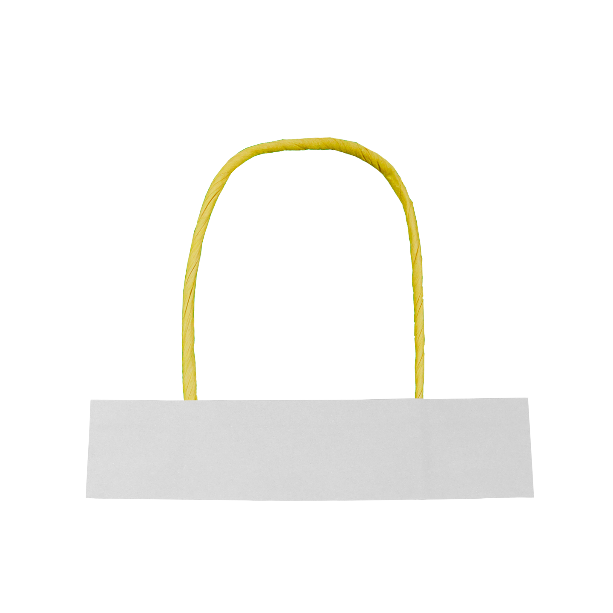 Manilla Amarilla Solapa Blanca - Manillas de Papel Kraft Personalizadas