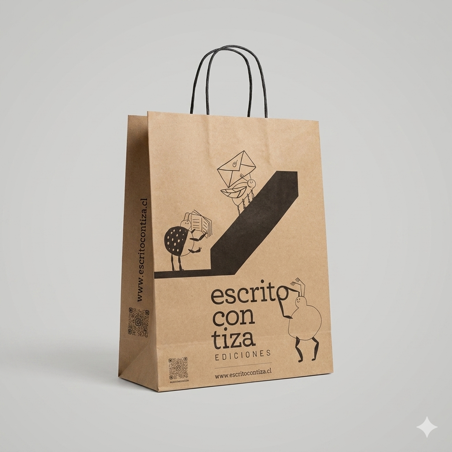 Bolsa Kraft con Refuerzo de Alta Carga